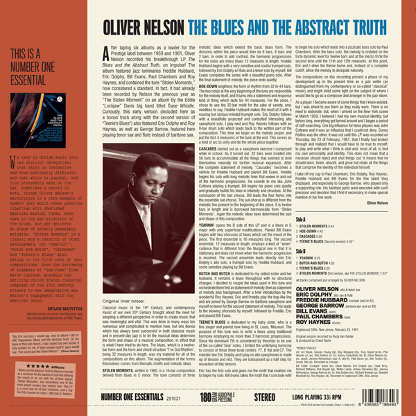 Oliver Nelson - The Blues And The Abstract Truth