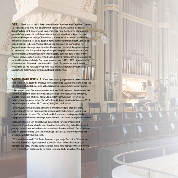 Aare-Paul Lattik - St Paul’s Church Organ in Tartu [LP]