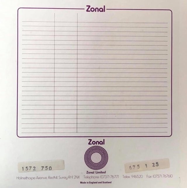 Zonal 675 1″ Audio Reel Tape