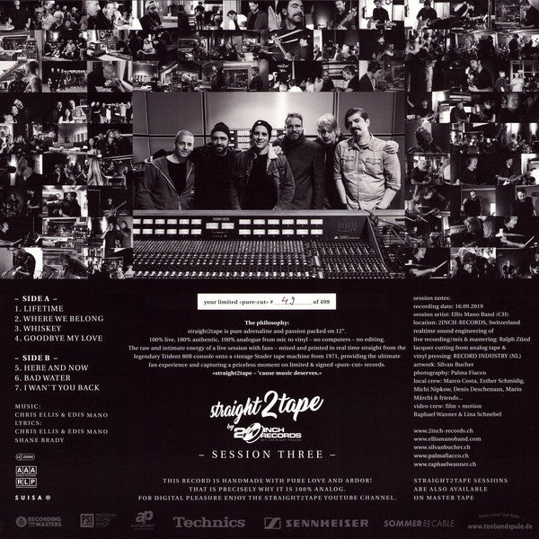 Ellis Mano Band - A Lifetime I Want You Back - Master Reel Tape