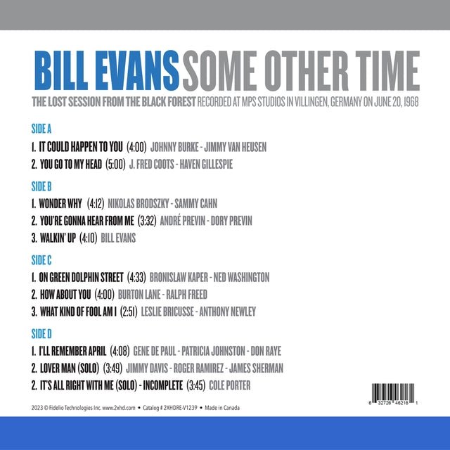 Bill Evans - Some Other Time - Vol 2