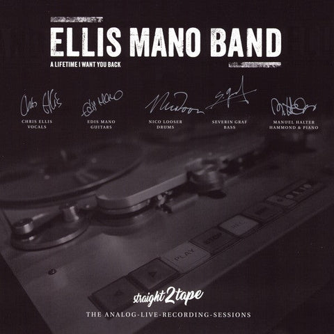 Ellis Mano Band - A Lifetime I Want You Back - Master Reel Tape