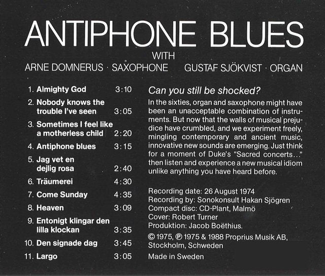 Arne Domnerus - Antiphone Blues