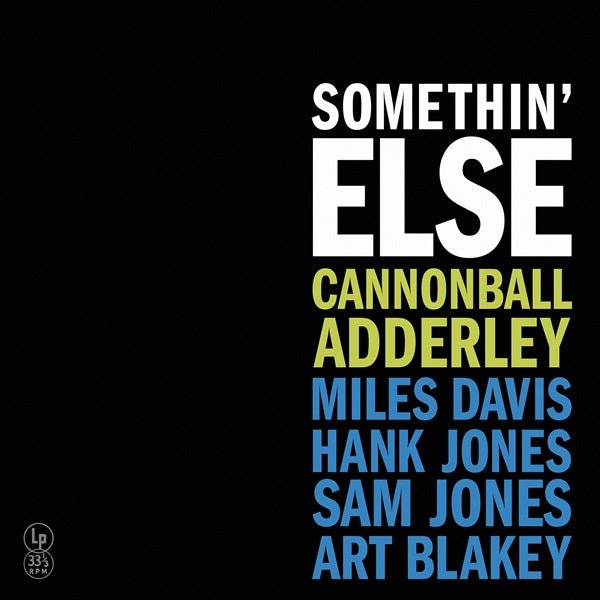 Cannonball Adderley - Somethin' Else - OpenReelToReel Hub – The