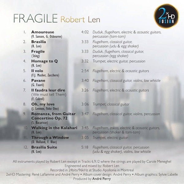 Robert Len - Fragile CD